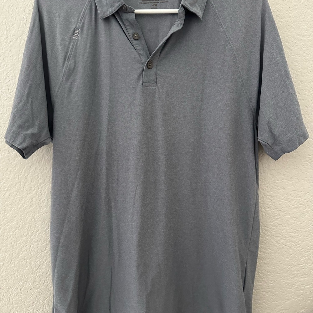 RHONE Steel Blue Polo Shirt